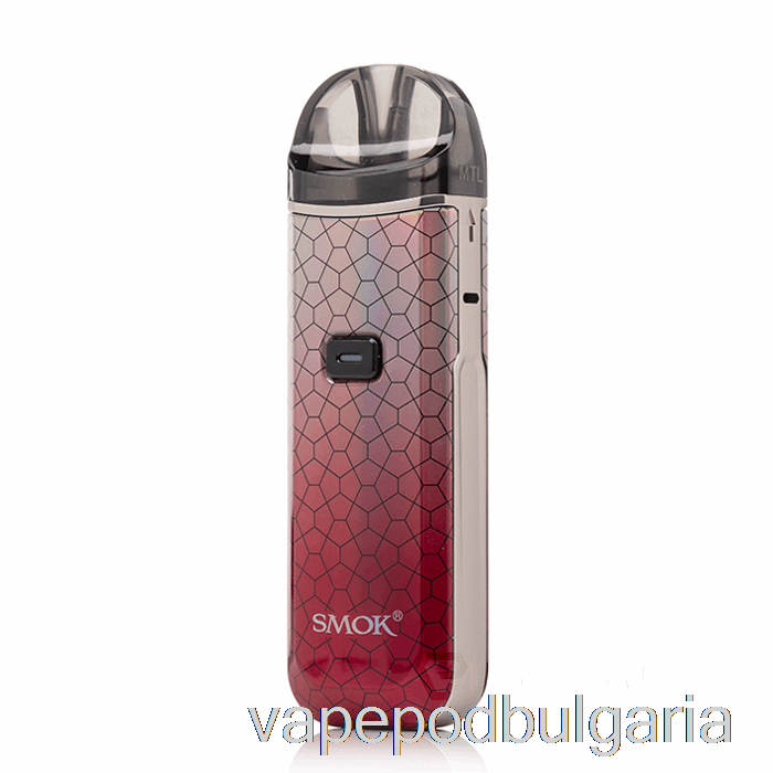 Vape Течности Smok Nord Pro 25w Pod Kit Silver Red Armor